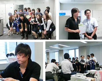8月22日、ガンバ大阪・遠藤選手が当社大阪本社事務所を訪問