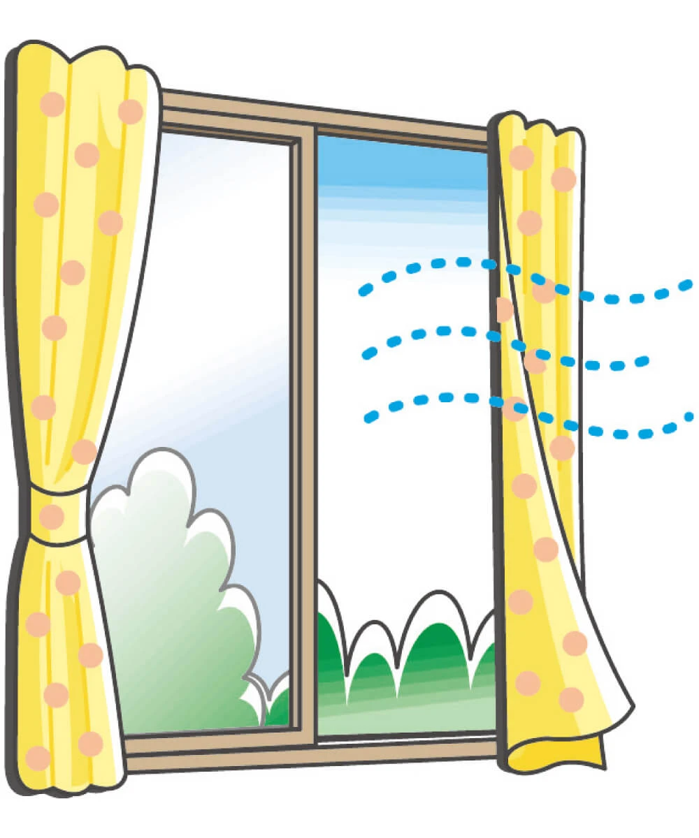 ワックスをかける場合は、天気の良い日を選び、窓を開けて風通しを良くしてください。