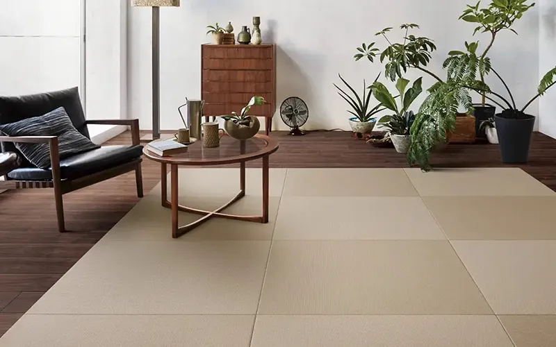 和紙畳は現代の暮らしに取り入れやすい床材