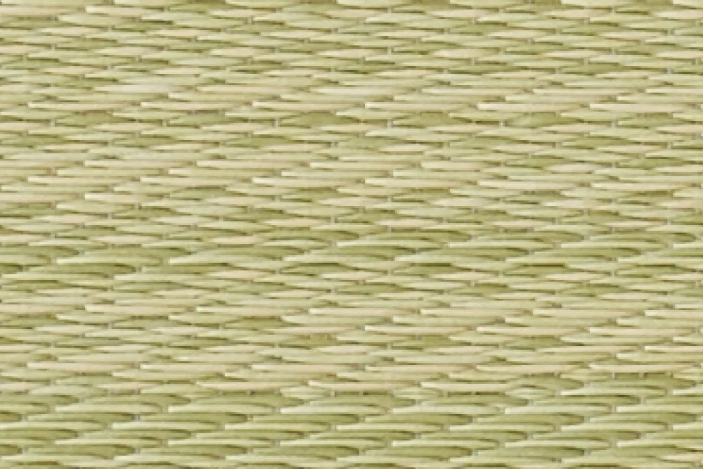 穂波シリーズの新銀白と銀白と若草を組み合わせた和紙畳