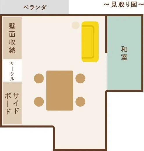 部屋の見取り図