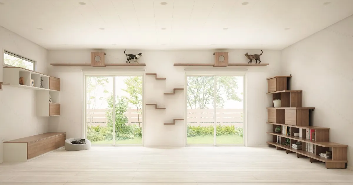 実例あり】猫と暮らす家はどうつくる？のびのび過ごすための