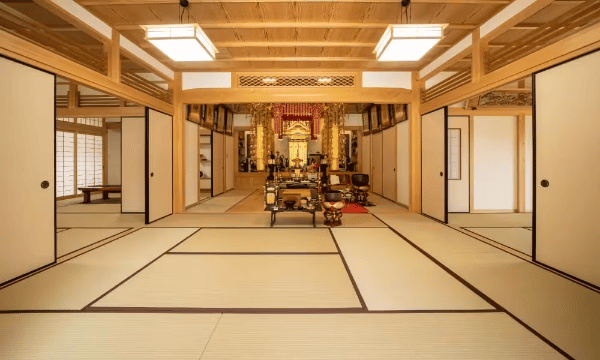 貞照寺の畳の部屋