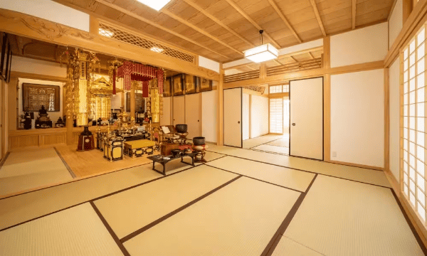 貞照寺の畳の部屋