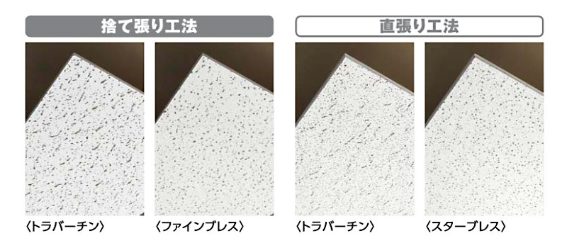 捨て張り工法と直張り工法