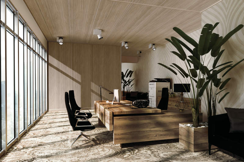 オフィスの内装木質化イメージ