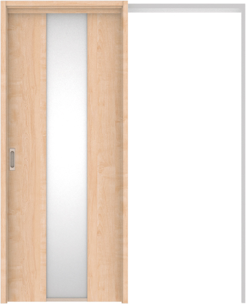 リビングドア　ハピア　吊戸・引込　扉セット　Ｇ５デザイン　１６４５幅用　２０００高　〈ミルベージュ〉　左右兼用　空錠　ラクラクローズ付用