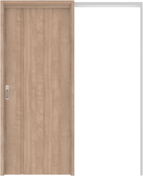 リビングドア　ハピア　吊戸・引込　扉セット　Ｌ８デザイン　１６４５幅用　２０００高　〈トープグレー〉　左右兼用　カマ錠付　表示錠　ラクラクローズ付用