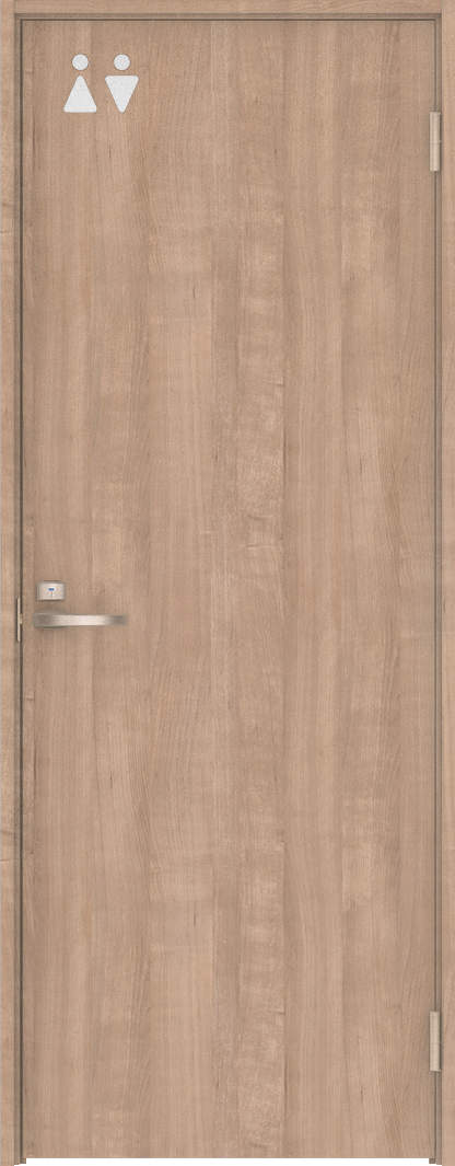 ハピア　パブリック　トイレドア　扉セット　３Ｔデザイン　７８０幅　２０００高　〈トープグレー〉　右開き　錠付　表示錠　Ｎスタンダード丁番