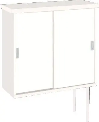 玄関収納　下駄箱(普及シリーズ)　Ｆ２０型　９００幅　〈モノホワイト〉