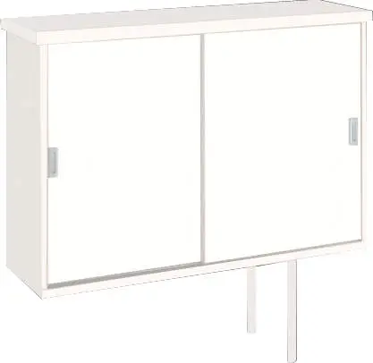 玄関収納　下駄箱(普及シリーズ)　Ｆ２０型　１２００幅　〈モノホワイト〉