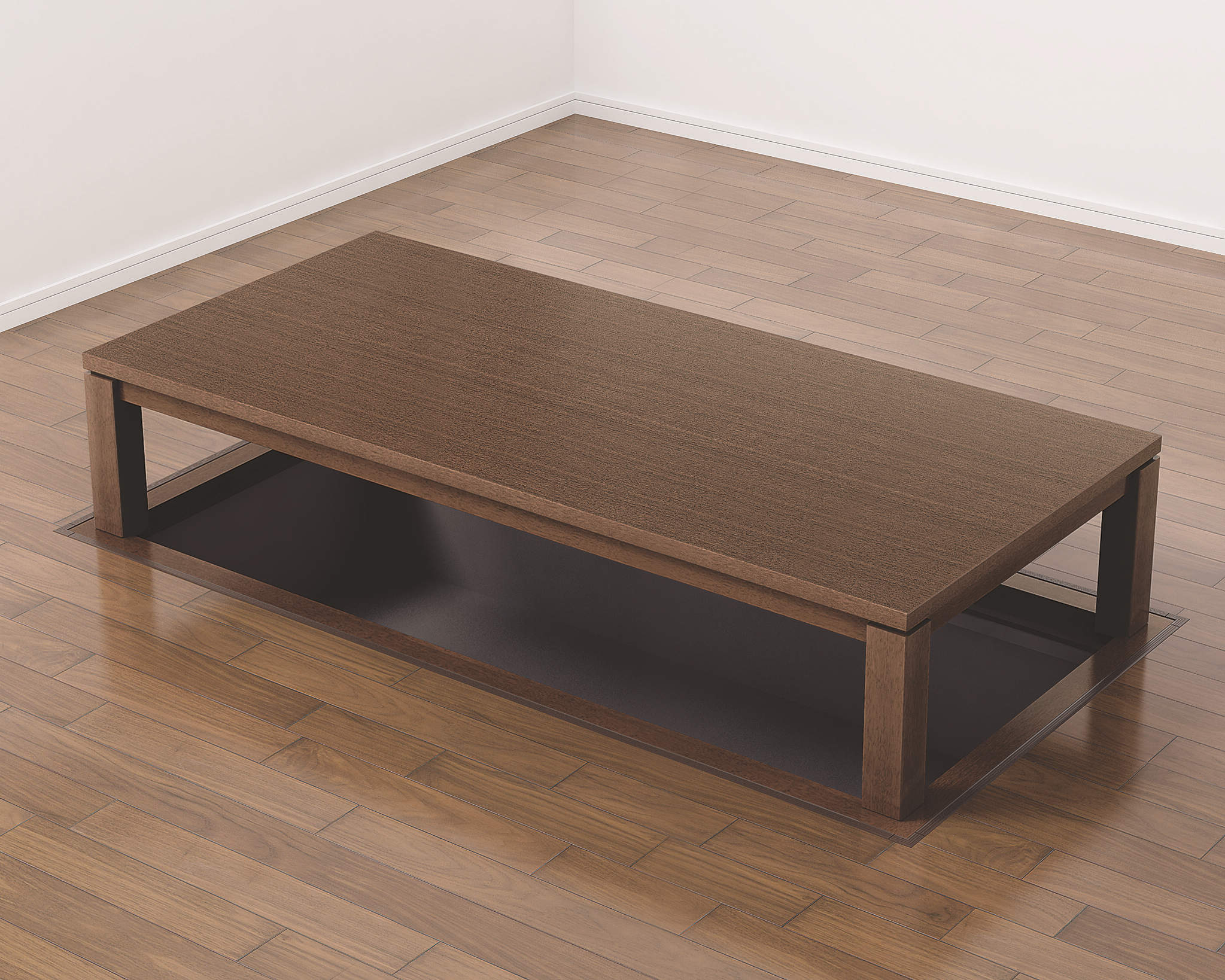 木製座卓 木目ブラウン4尺×3尺 QH7021TN - - セット品番 - DAIKEN－大建工業