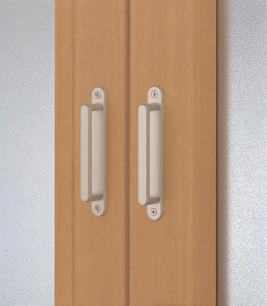 イエリア　室内窓　マドモ　開き戸タイプ　把手　〈Ｔシルバー色〉