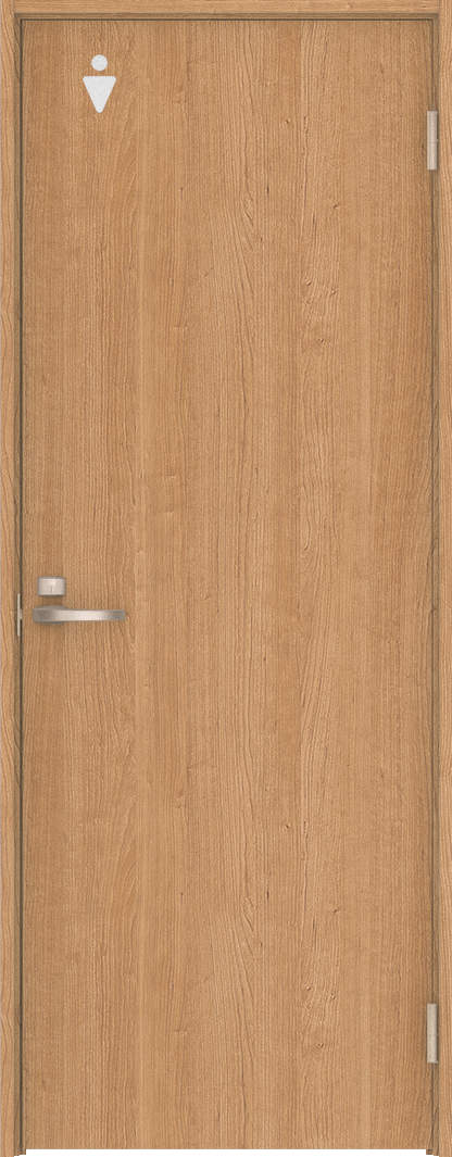 ハピア　パブリック　片開きドア　扉セット　１Ｔデザイン　７５５幅　２０００高　〈ティーブラウン〉　右開き　錠付　間仕切錠　Ｎスタンダード丁番