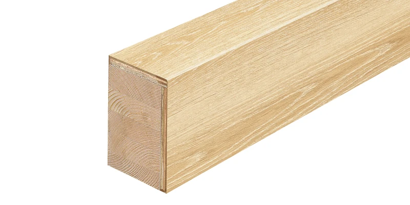 ハピアフロア玄関造作材 銘木柄 上り框（芯あり）1,950㎜〈ミルキーオーカー〉