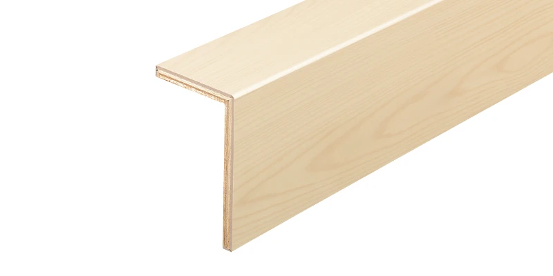 ハピアフロア玄関造作材 銘木柄 上り框（L型）2,950㎜〈ホワイトシダー柄〉