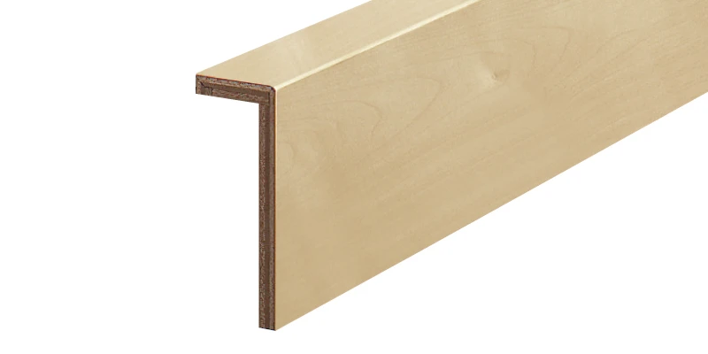ハピアフロア玄関造作材 銘木柄 上り框（L型）2,950㎜〈メープル柄〉
