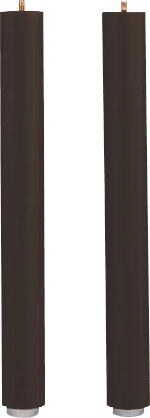 玄関収納　ハピア　開き戸ユニット　プラン用ユニット　オプション・部材　脚セット　〈オフブラック〉