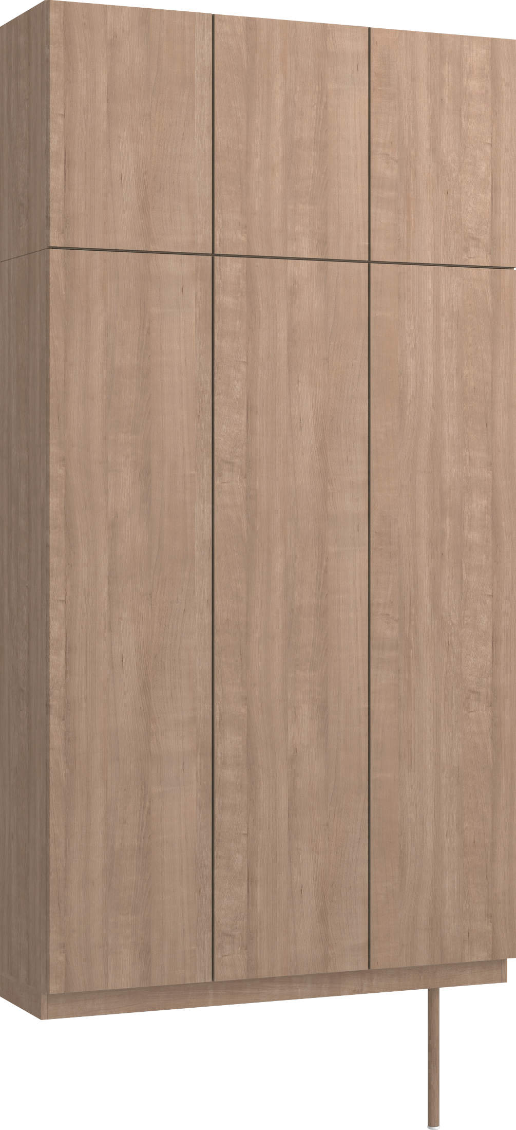 玄関収納　イエリア　開き戸ユニット　フラット縦木目　Ｓ３７　トールＰＬＡＮ　ロング収納Ａ　ウッド扉　１２００幅　〈トープグレー柄〉　ハンドルレス