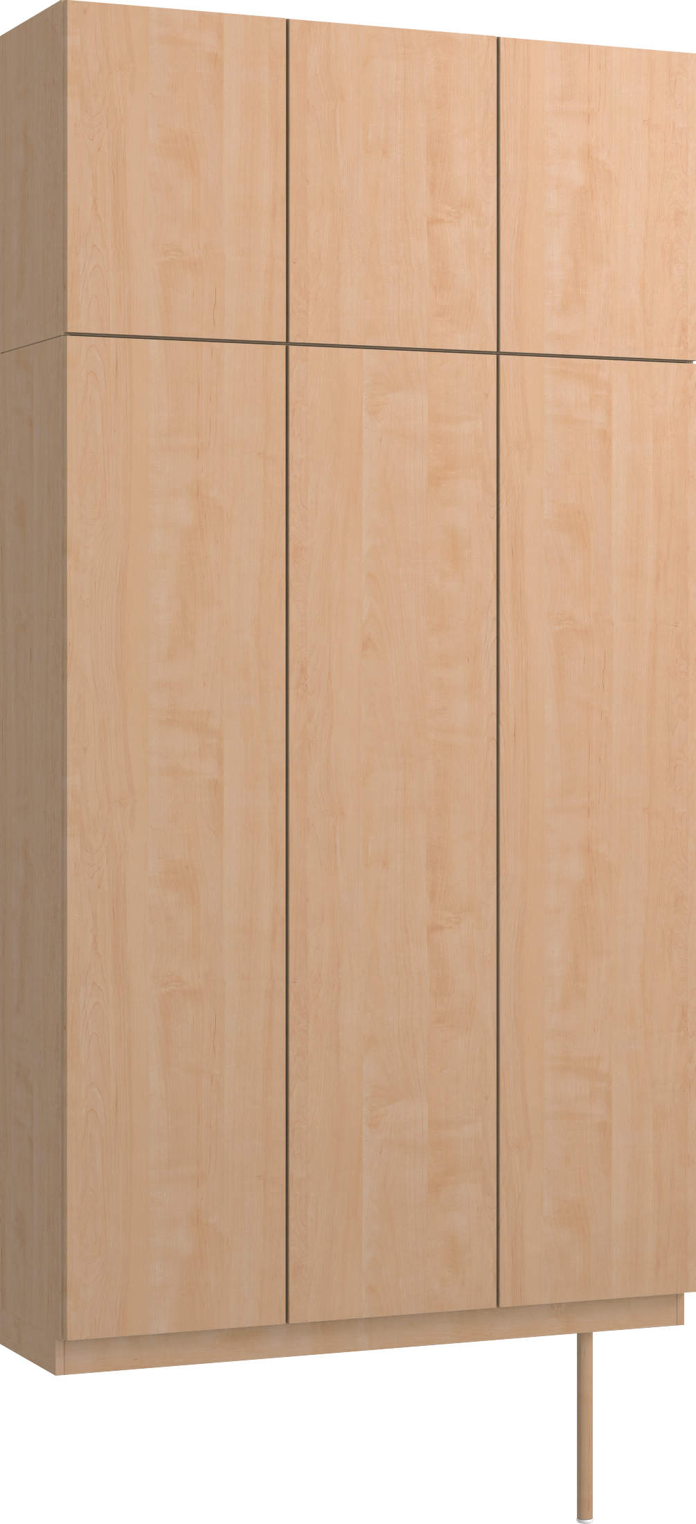 玄関収納　イエリア　開き戸ユニット　フラット縦木目　Ｓ３７　トールＰＬＡＮ　ロング収納Ａ　ウッド扉　１２００幅　〈ミルベージュ柄〉　ハンドルレス