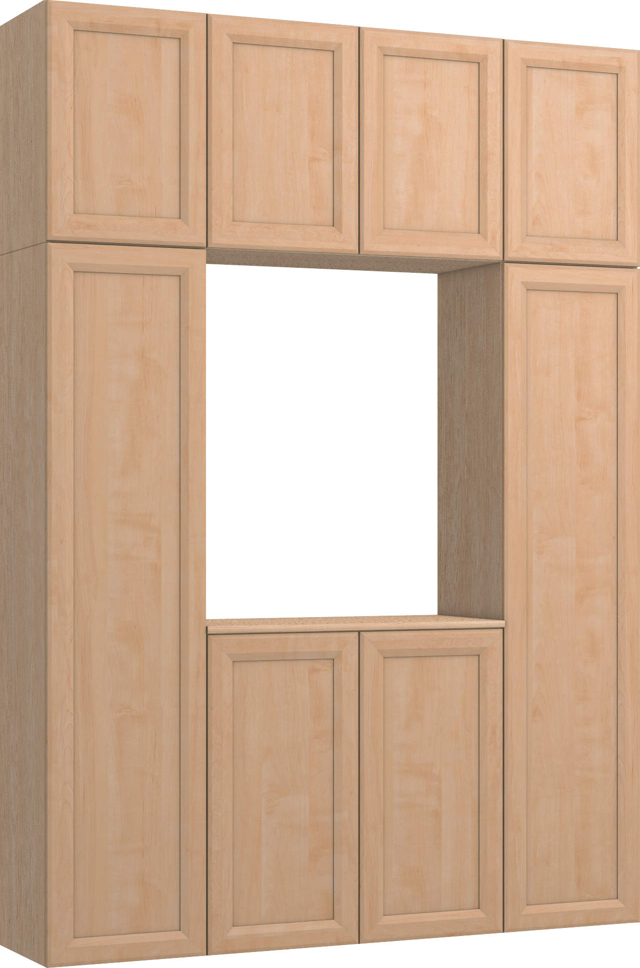 玄関収納　イエリア　開き戸ユニット　カマチ　Ｓ０４　ロの字ＰＬＡＮ　トランクユニット　ウッド扉　１６００幅　〈ミルベージュ柄〉　ハンドルレス