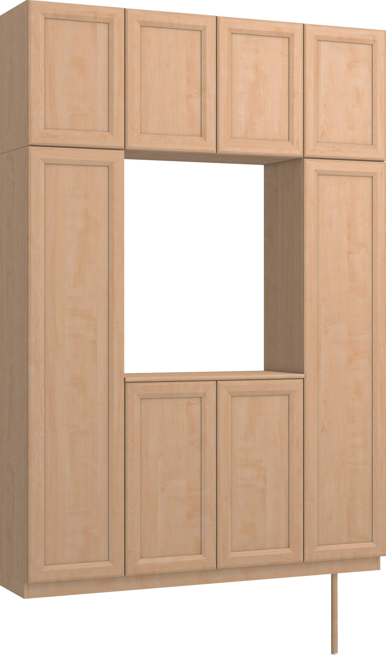 玄関収納　イエリア　開き戸ユニット　カマチ　Ｓ１５　ロの字ＰＬＡＮ　シューズ収納　ウッド扉　１６００幅　〈ミルベージュ柄〉　ハンドルレス