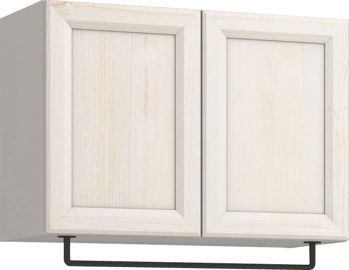 玄関収納　イエリア　開き戸ユニット　カマチ　Ｓ５０　一の字ＰＬＡＮ　天袋Ｈ５７０＋パイプハンガー　ウッド扉　８００幅　〈ネオホワイト柄〉　ハンドルレス