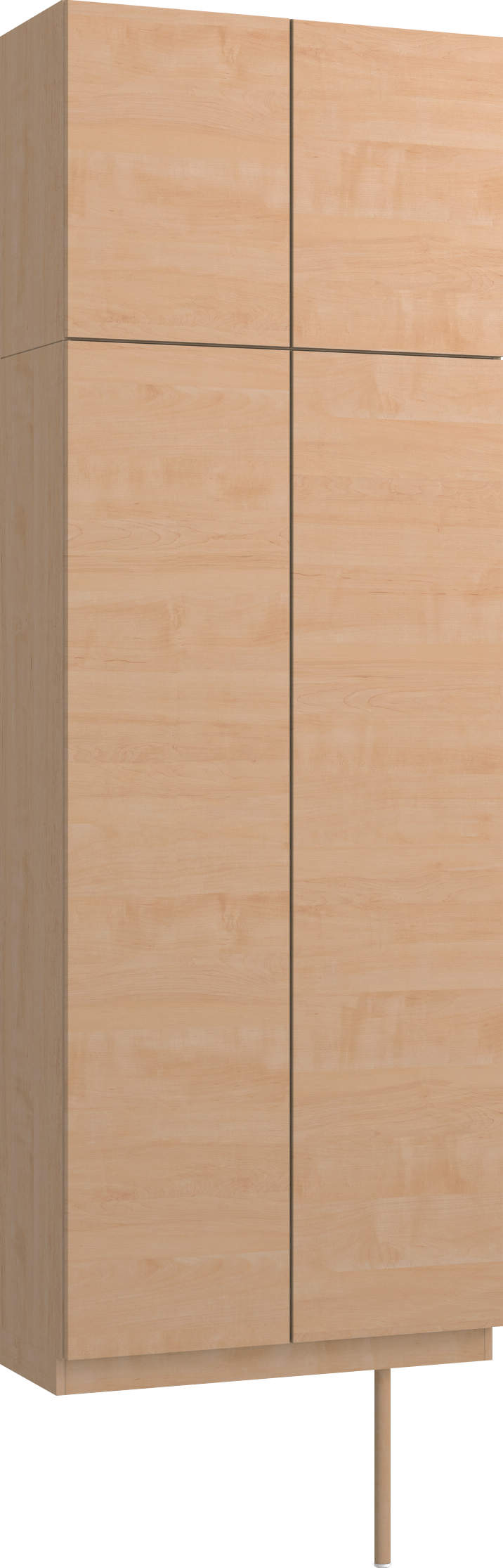 玄関収納　イエリア　開き戸ユニット　フラット横木目　Ｓ２１　トールＰＬＡＮ　ロング収納Ａ　ウッド扉　８００幅　〈ミルベージュ柄〉　ハンドルレス