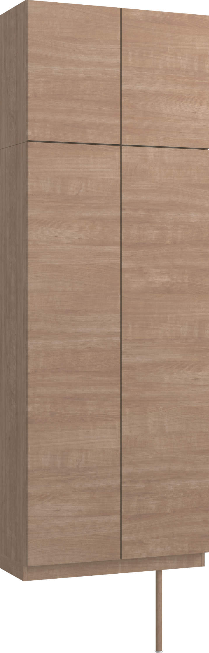 玄関収納　イエリア　開き戸ユニット　フラット横木目　Ｓ２４　トールＰＬＡＮ　シューズ収納　ウッド扉　８００幅　〈トープグレー柄〉　ハンドルレス