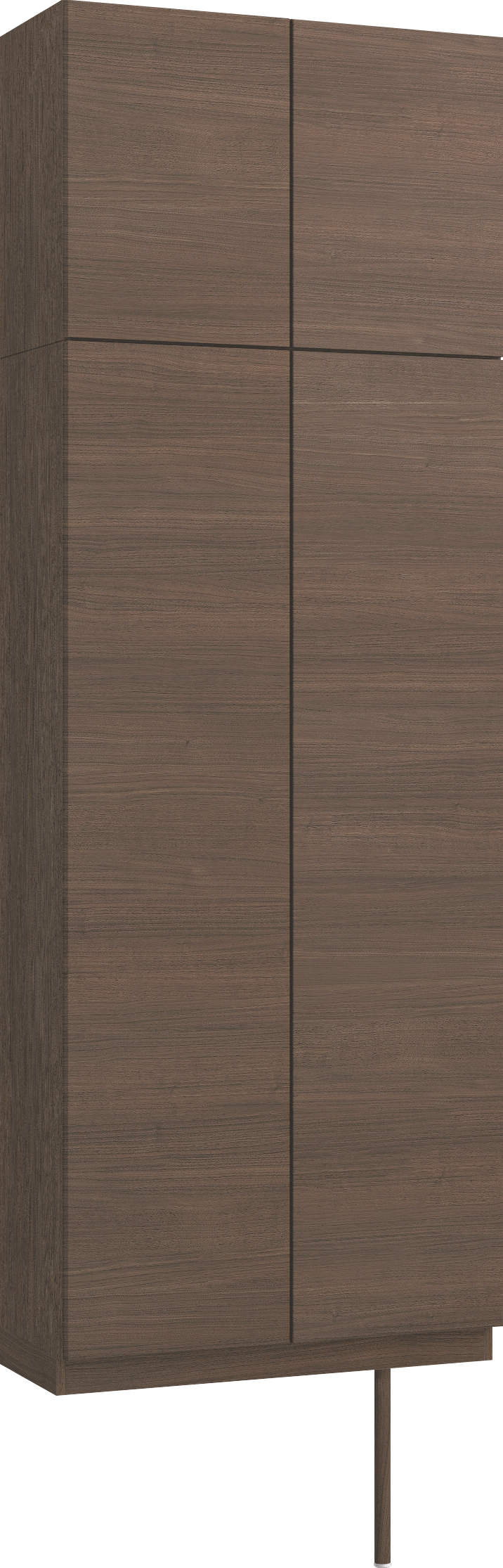 玄関収納　イエリア　開き戸ユニット　フラット横木目　Ｓ２４　トールＰＬＡＮ　シューズ収納　ウッド扉　８００幅　〈ダルブラウン柄〉　ハンドルレス
