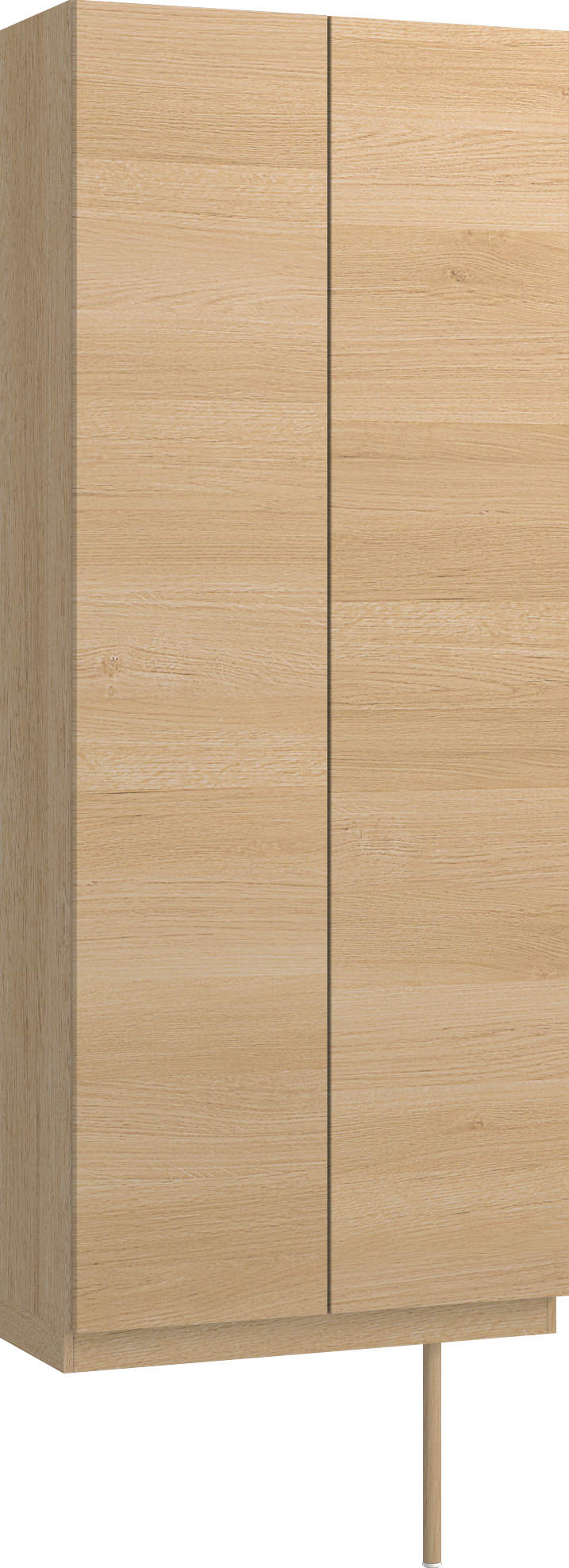 玄関収納　イエリア　開き戸ユニット　フラット横木目　Ｓ２７　トールＰＬＡＮ　シューズ収納　ウッド扉　８００幅　〈ライトオーカー柄〉　ハンドルレス