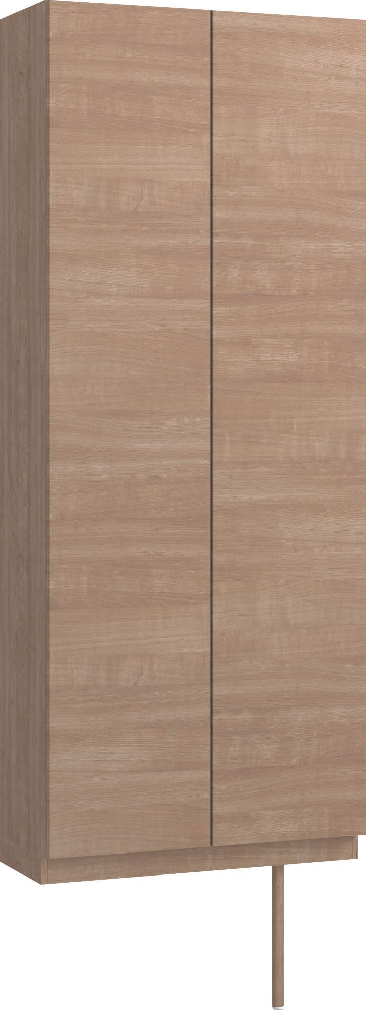 玄関収納　イエリア　開き戸ユニット　フラット横木目　Ｓ２８　トールＰＬＡＮ　ロング収納Ａ　ウッド扉　８００幅　〈トープグレー柄〉　ハンドルレス