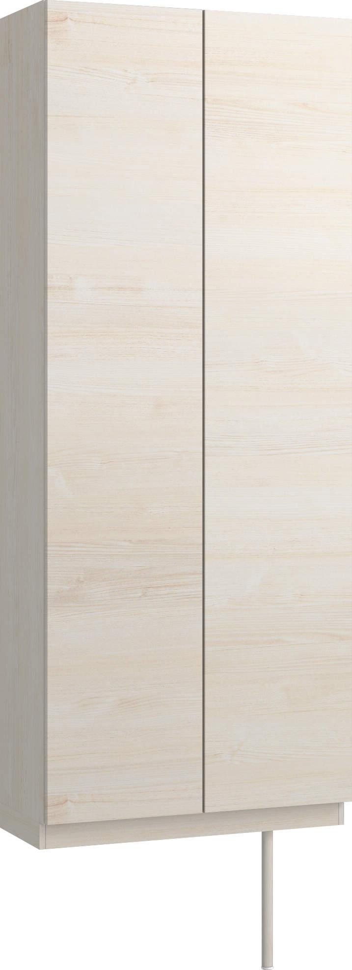 玄関収納　イエリア　開き戸ユニット　フラット横木目　Ｓ２８　トールＰＬＡＮ　ロング収納Ａ　ウッド扉　８００幅　〈ネオホワイト柄〉　ハンドルレス