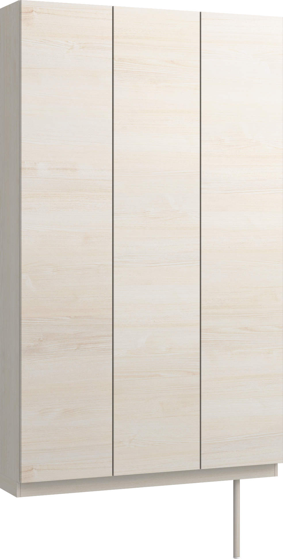 玄関収納　イエリア　開き戸ユニット　フラット横木目　Ｓ９７　トールＰＬＡＮ　ロング収納Ａ　ウッド扉　１２００幅　〈ネオホワイト柄〉　ハンドルレス