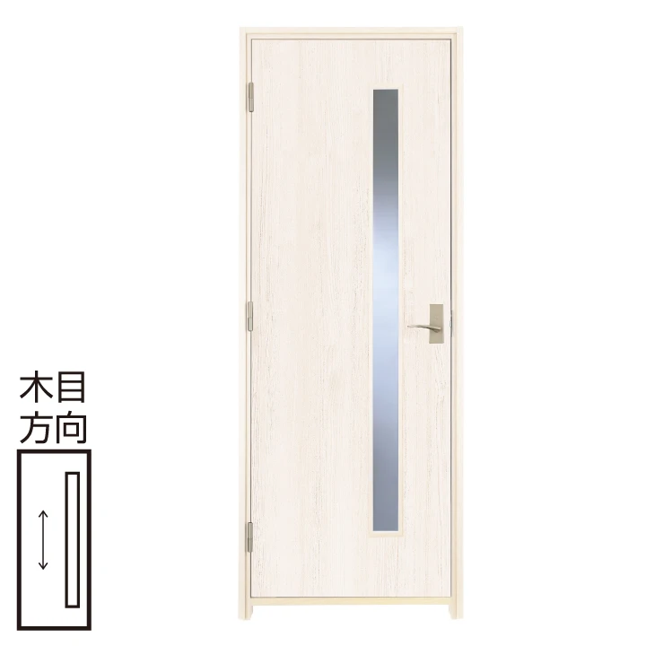 防音ドア[アドバンス(A)防音タイプ]   扉 A25デザイン 幅780 高2100〈ネオホワイト〉右・左開き兼用