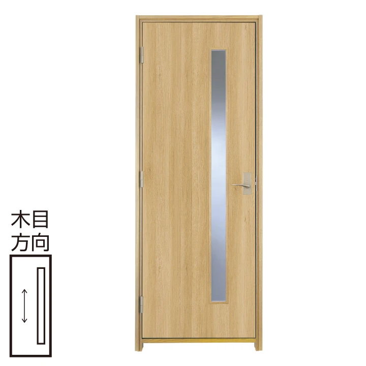 防音ドア[アドバンス(A)防音タイプ]   扉 A25デザイン 幅780 高2100〈ライトオーカー〉右・左開き兼用