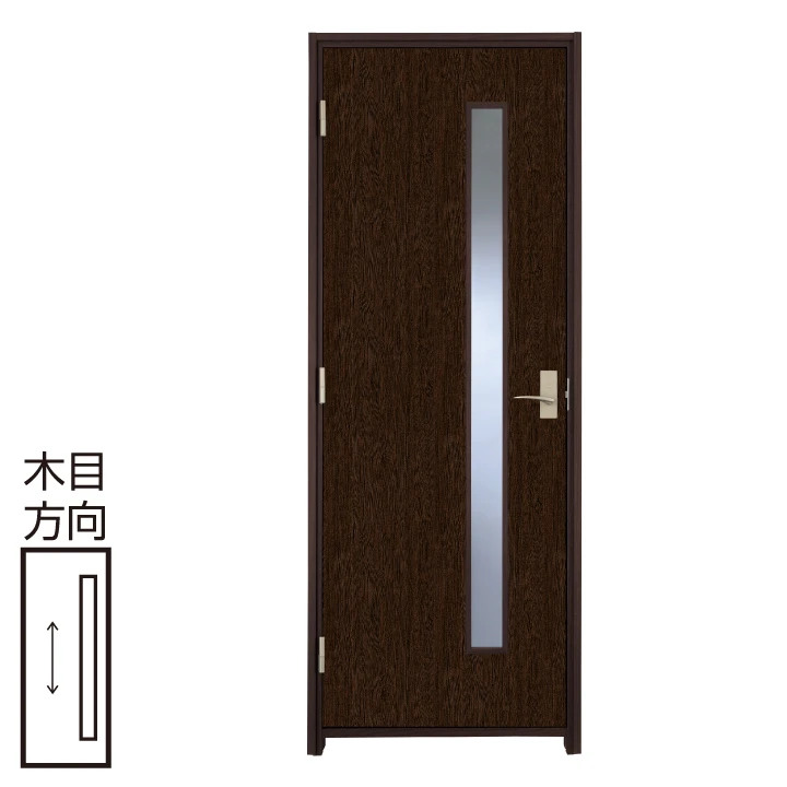 防音ドア[アドバンス(A)防音タイプ]   扉 A25デザイン 幅780 高2100〈オフブラック〉右・左開き兼用