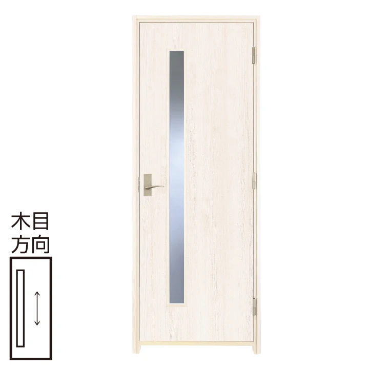 防音ドア[アドバンス(A)防音タイプ]   扉 A25デザイン 幅780 高2100〈ネオホワイト〉右・左開き兼用