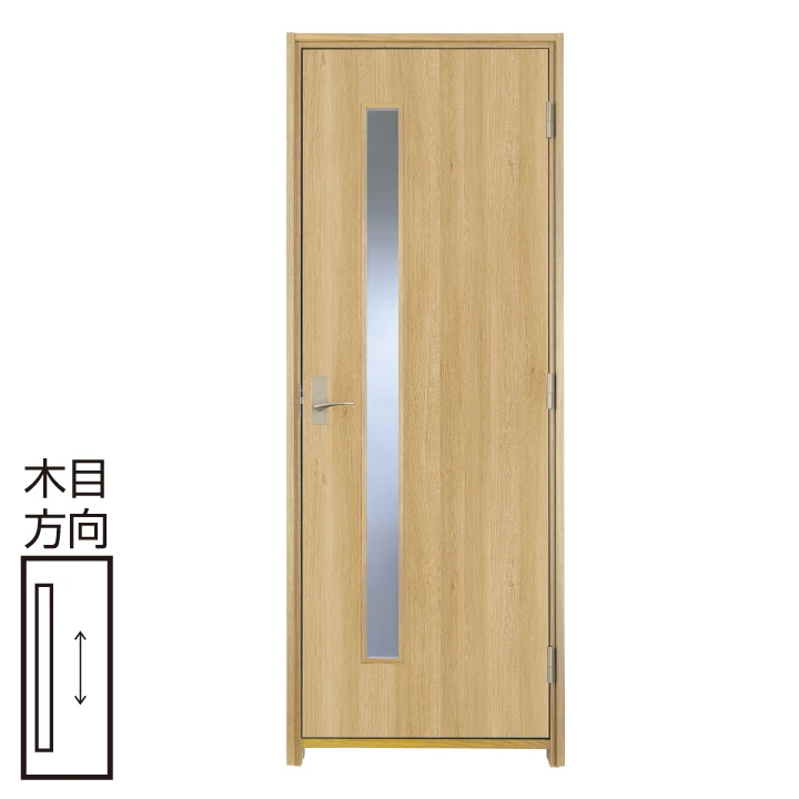 防音ドア[アドバンス(A)防音タイプ]   扉 A25デザイン 幅780 高2100〈ライトオーカー〉右・左開き兼用