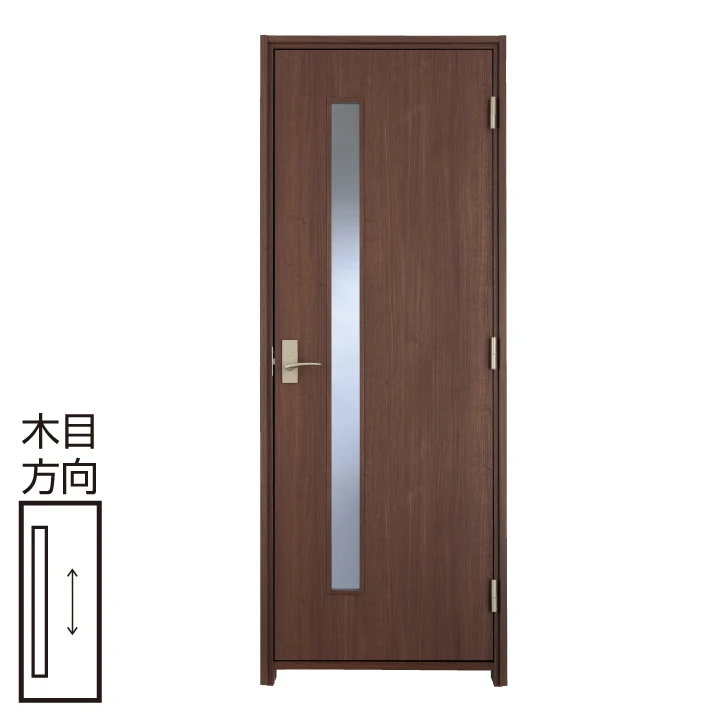 防音ドア[アドバンス(A)防音タイプ]   扉 A25デザイン 幅780 高2100〈ダルブラウン〉右・左開き兼用
