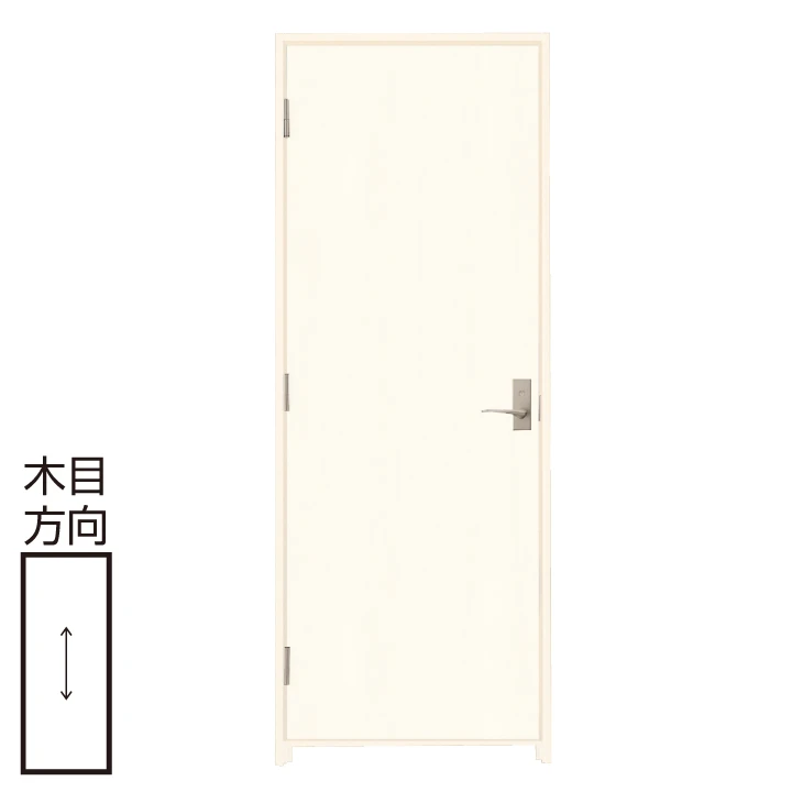 防音ドア[アドバンス(A)防音タイプ]   扉 A00デザイン 幅780 高2100 〈モノホワイト〉右・左開き兼用