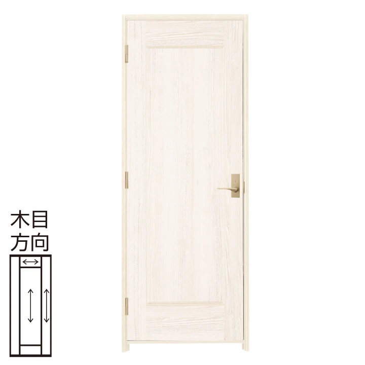 防音ドア[アドバンス(A)防音タイプ]   扉 A01デザイン 幅780 高2100〈ネオホワイト〉右・左開き兼用
