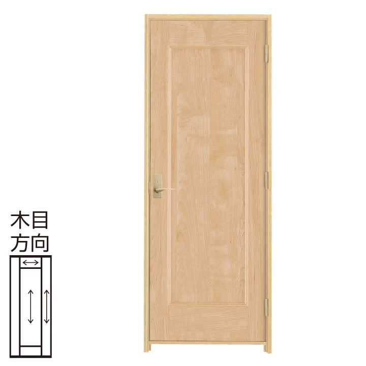 防音ドア[アドバンス(A)防音タイプ]   扉 A01デザイン 幅780 高2100〈ミルベージュ〉右・左開き兼用