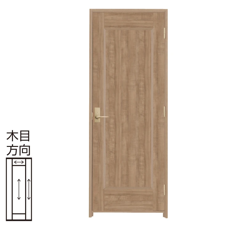 防音ドア[アドバンス(A)防音タイプ]   扉 A01デザイン 幅780 高2100〈トープグレー〉右・左開き兼用
