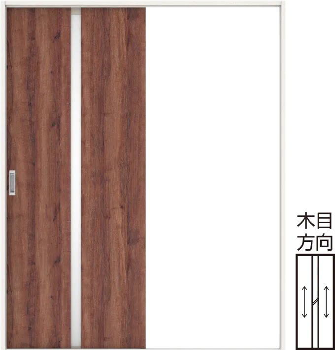 2P\n写真は〈ワインブラウン〉