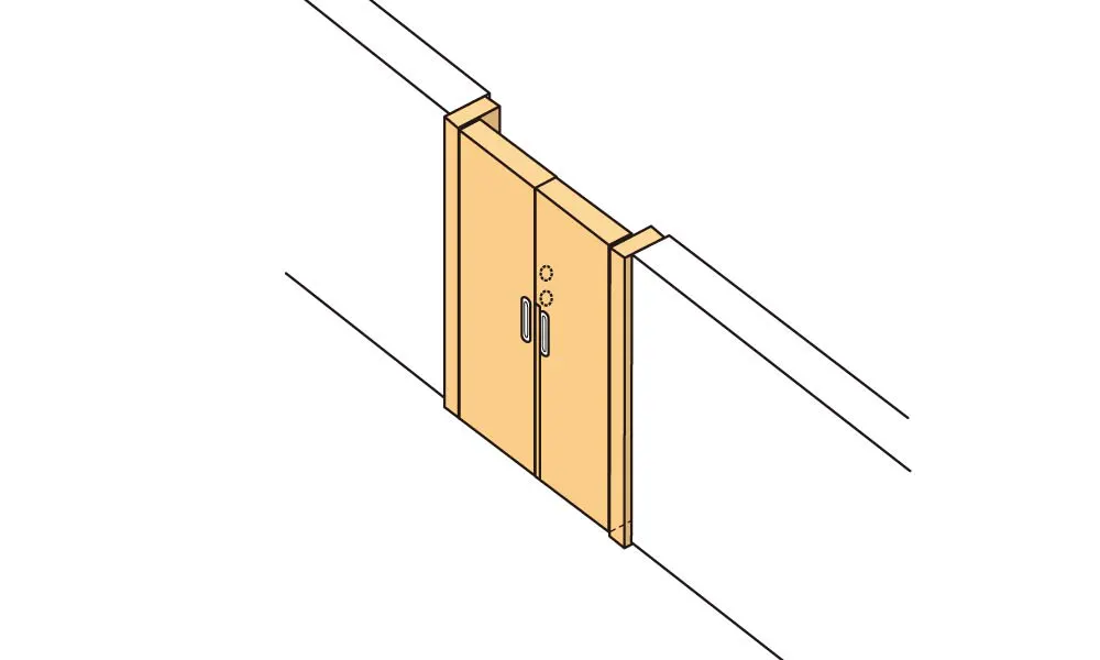両開き