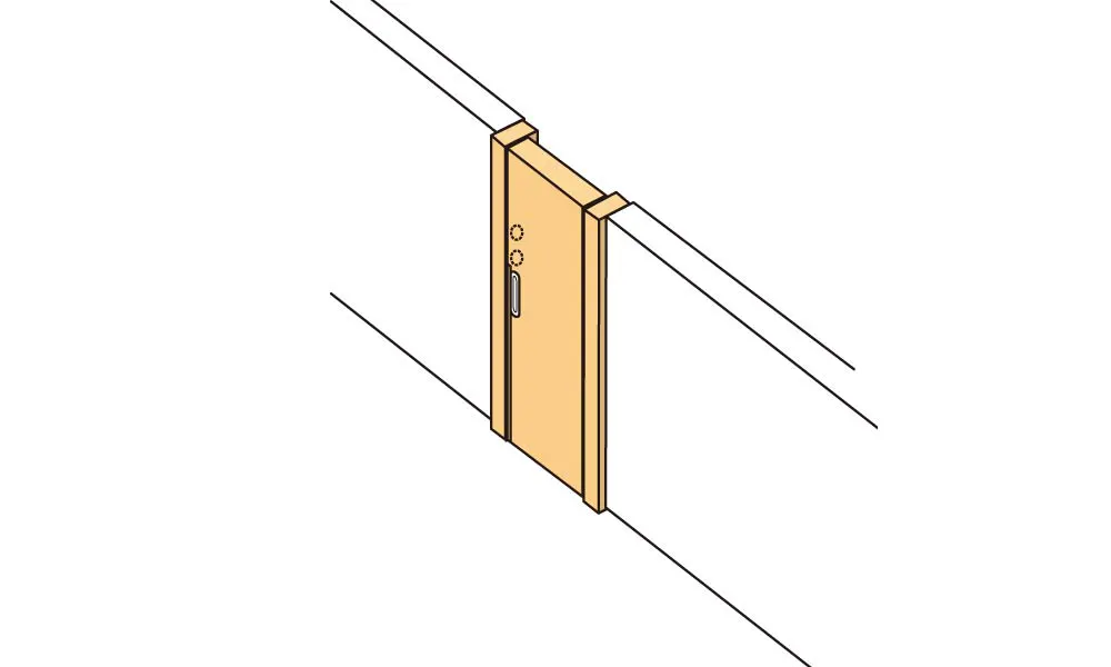 片開き