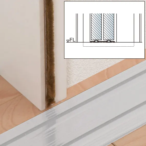 吊戸タイプ［インセット］吊戸2枚片引 - DAIKEN－大建工業