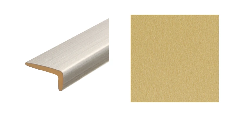 床見切（金属調化粧シート仕様）  壁タイプ〈ゴールド〉
