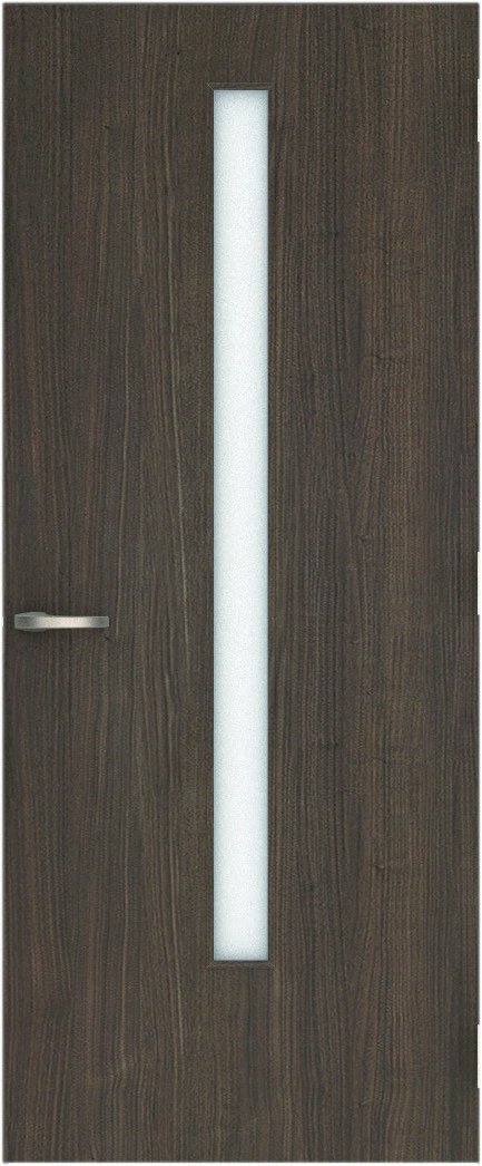 おもいやりシリーズ　片開き　扉　Ｄデザイン　８７５幅　２０００高　〈ダルブラウン〉　左右兼用　（錠なし＋ドアレバー）用